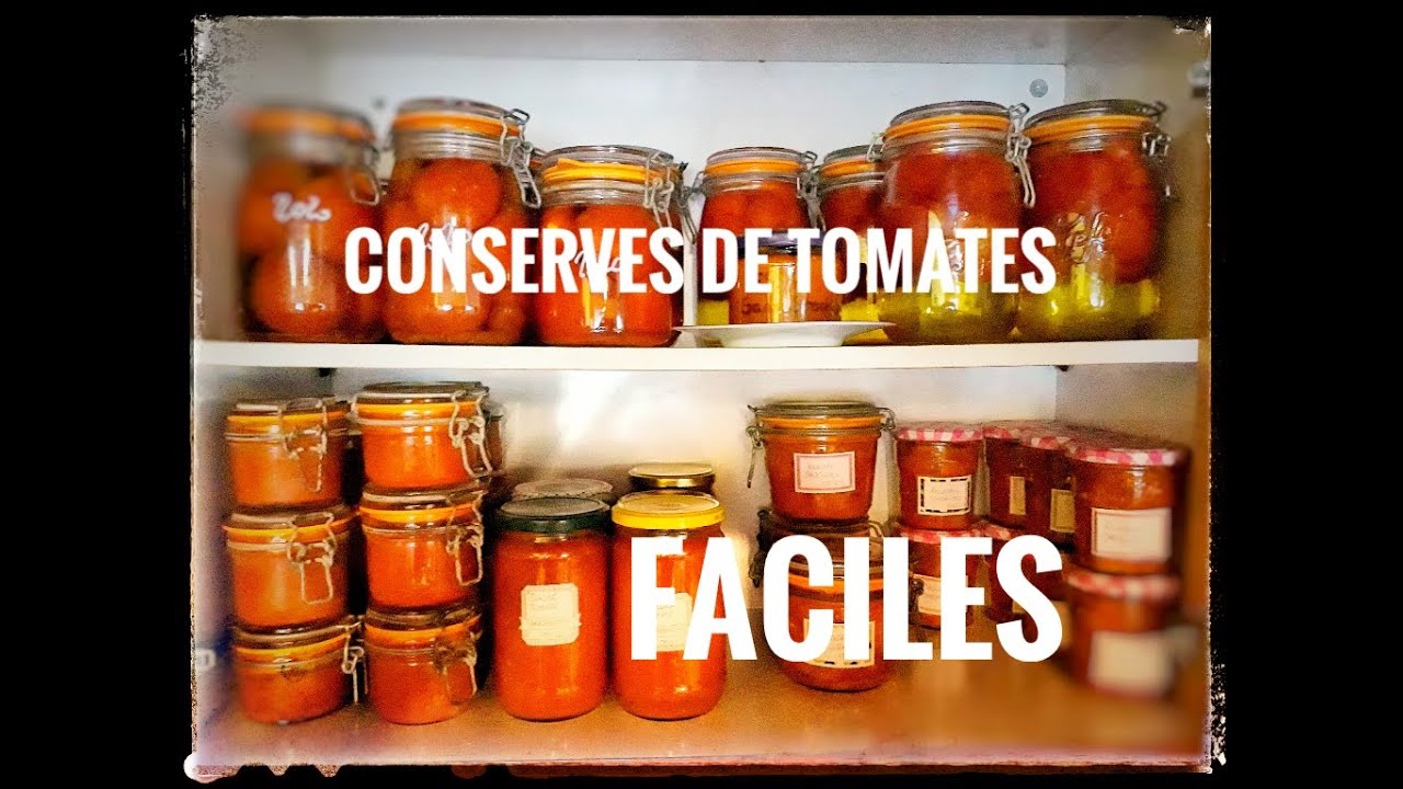 LA CONSERVE de 🍅 TOMATES LA PLUS FACILE & LA PLUS RAPIDE À FAIRE
