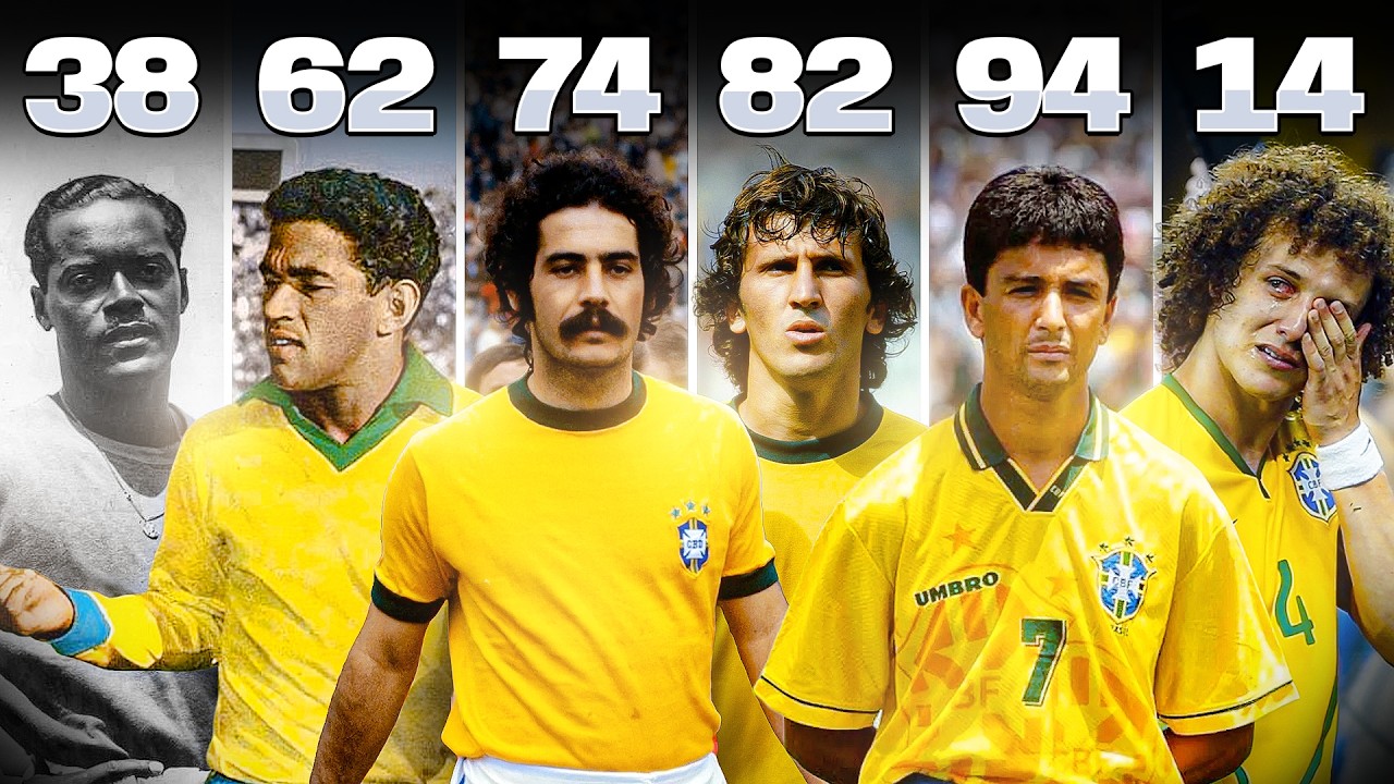 O Brasil em TODAS as COPAS DO MUNDO! 🟢🟡