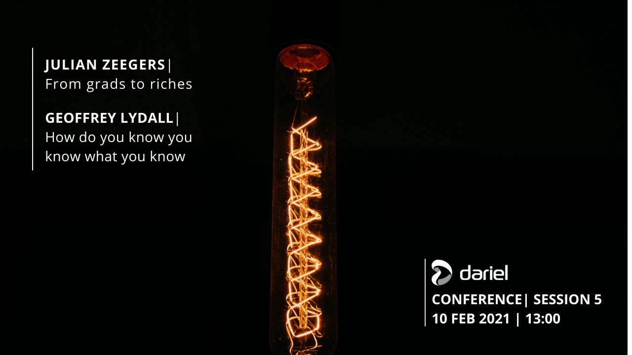 Dariel Conference Session 5 - Into The Unknown