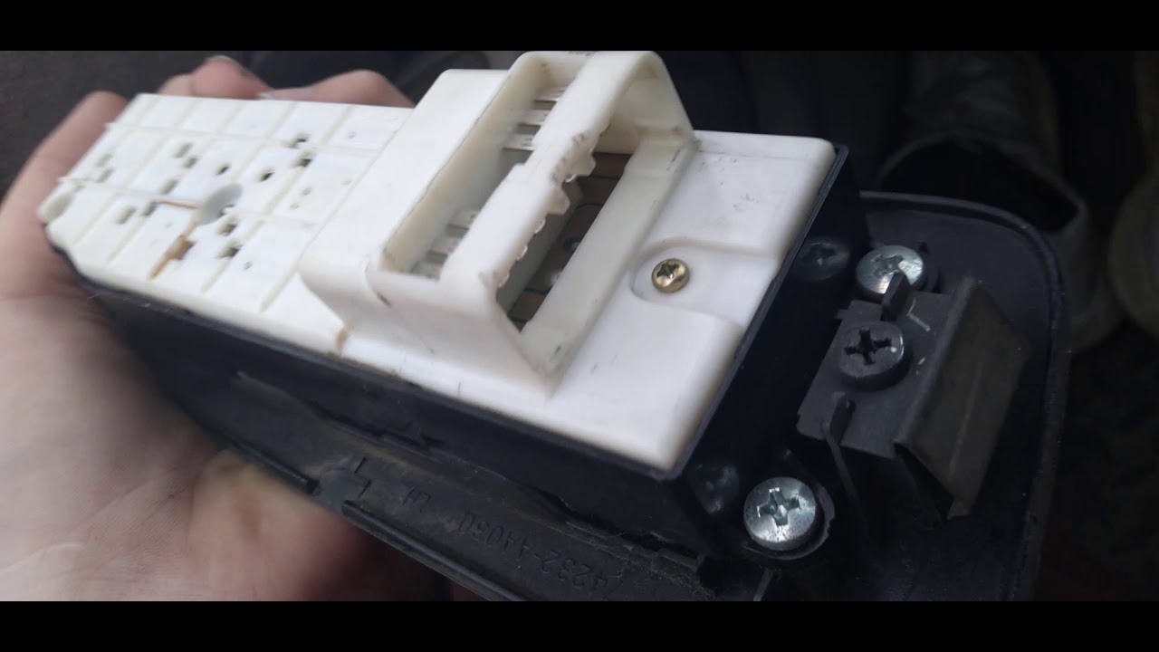 How to replace driver side window switch in 1997-2001 Toyota camry