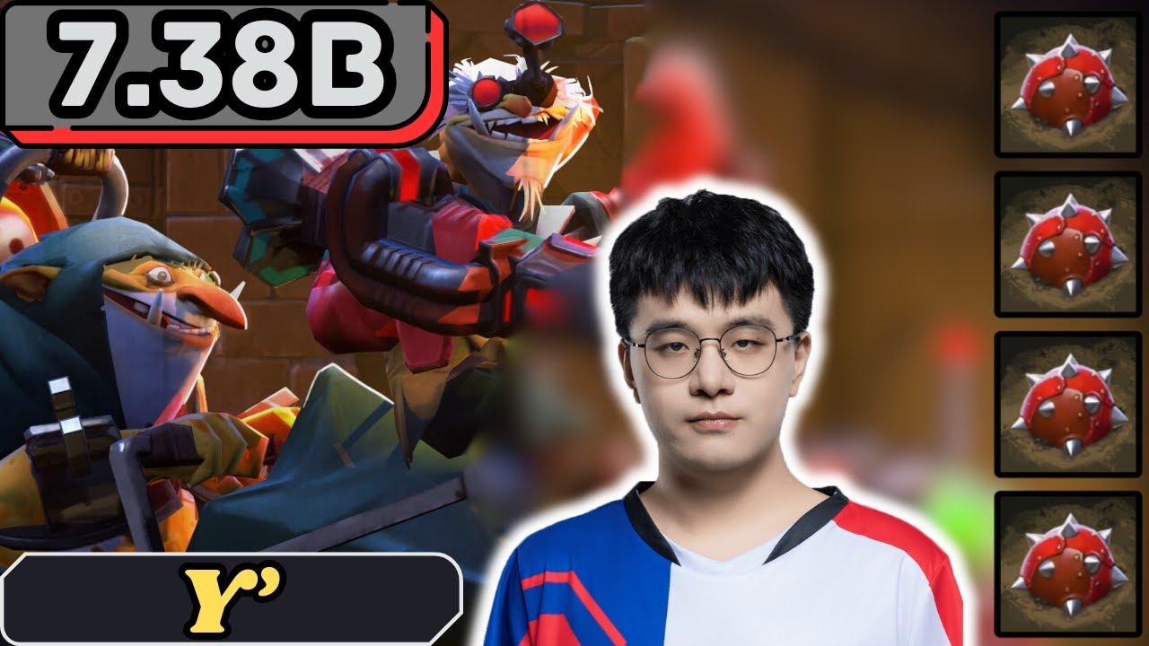 Y' TECHIES Hard Support Gameplay 7.38b - Dota 2 Support