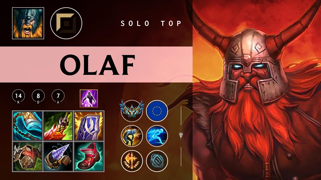 Olaf Top vs Aurora - EUW Challenger Patch 26.06