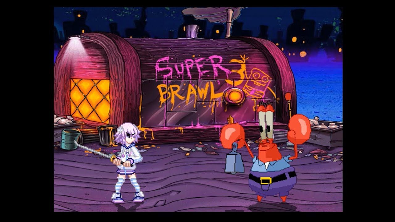 GB Shades MUGEN: Neptune (me) VS Mr. Krabs (Dave1224152)