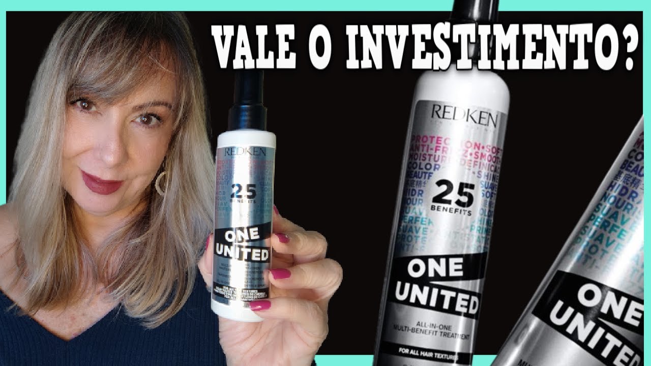 TESTEI FINALIZADOR GRINGO I REDKEN ONE UNITED 25 BENEFÍCIOS I VELE A PENA?