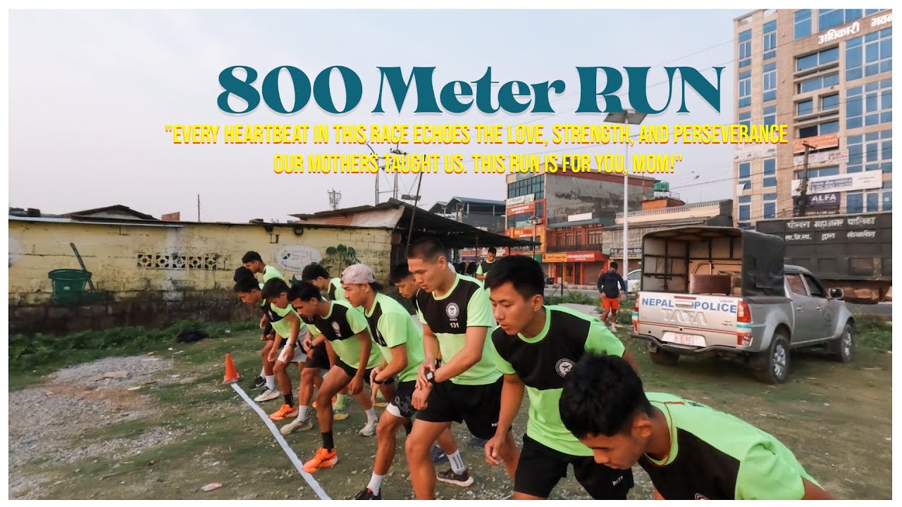 Every sprint of this 800m run is dedicated to our strongest MOTHER! ❤️