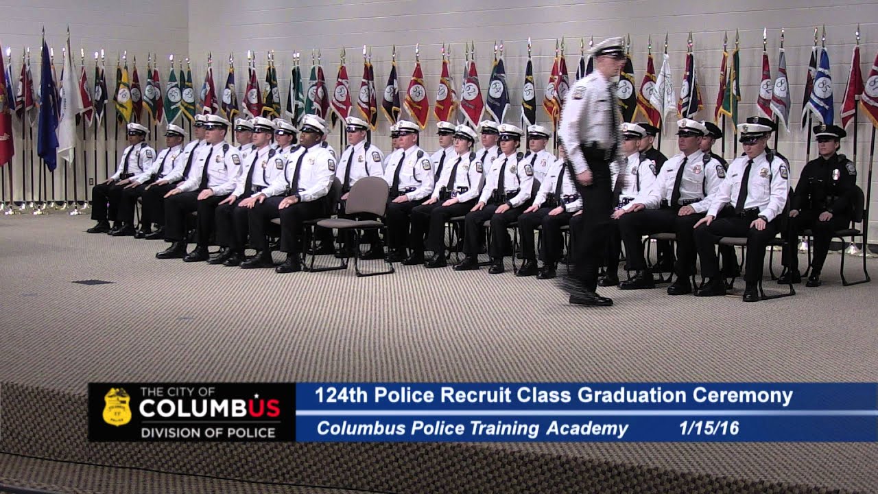 Columbus Police 124th Recruit Class Graduation Ceremony