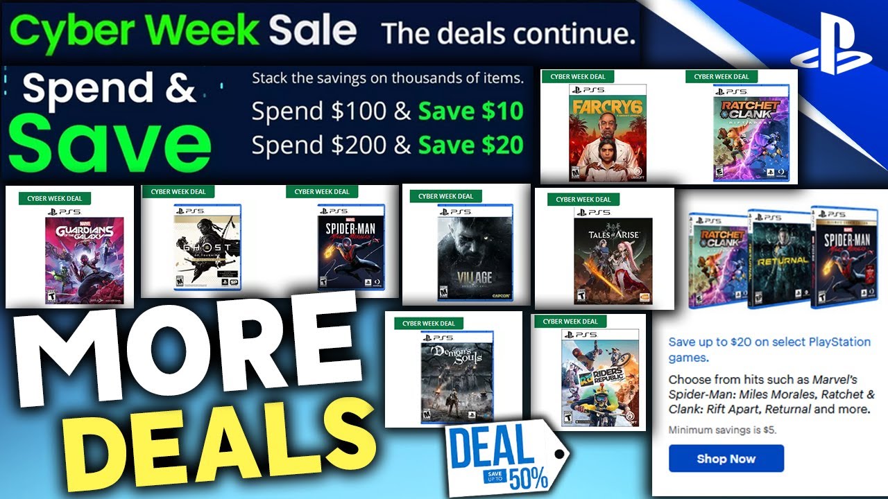 Awesome Cyber Monday / Cyber Week PS4/PS5 Deals STILL Live! Great PS4 and PS5 Deals to Know About!