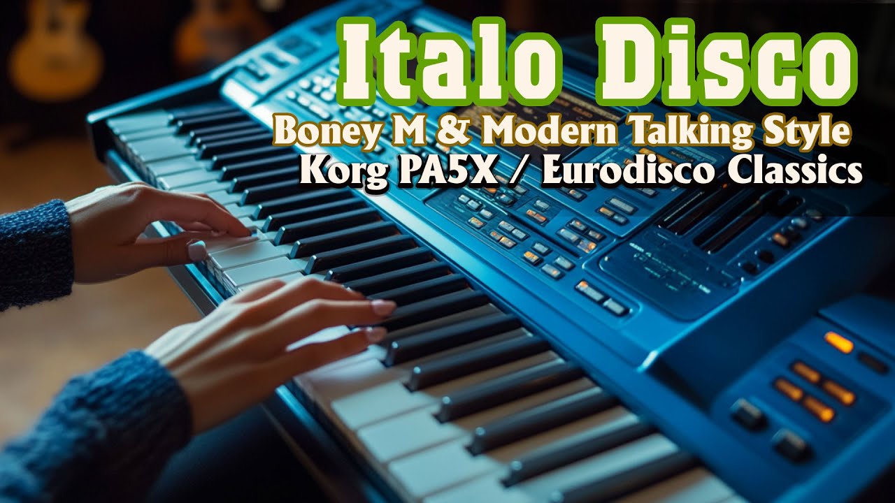 Mega Mix Italo Disco Music 2025 🎹 | Boney M & Modern Talking Style &ndash; Instrumental Music (Korg PA5X)