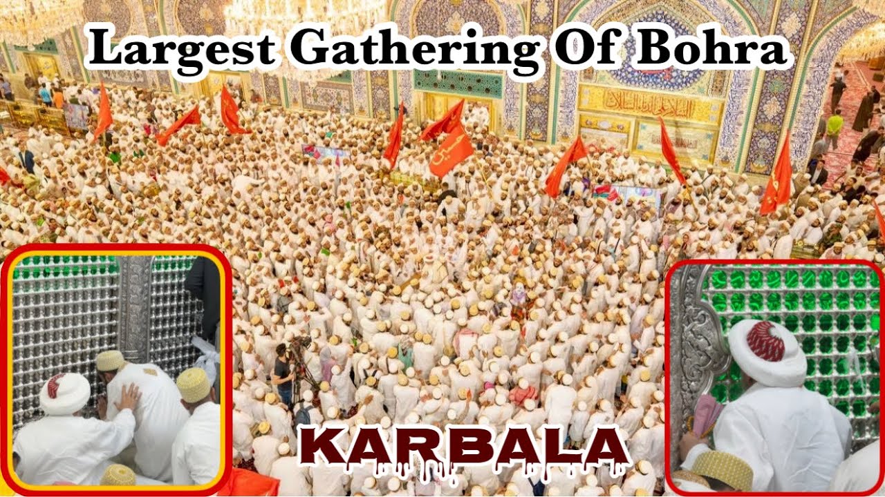 Largest Gathering Of Bohra Community In Karbala 