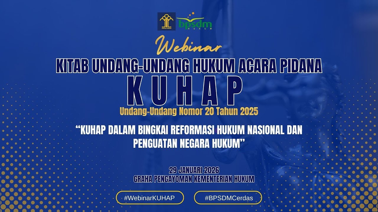 WEBINAR NASIONAL KUHAP
