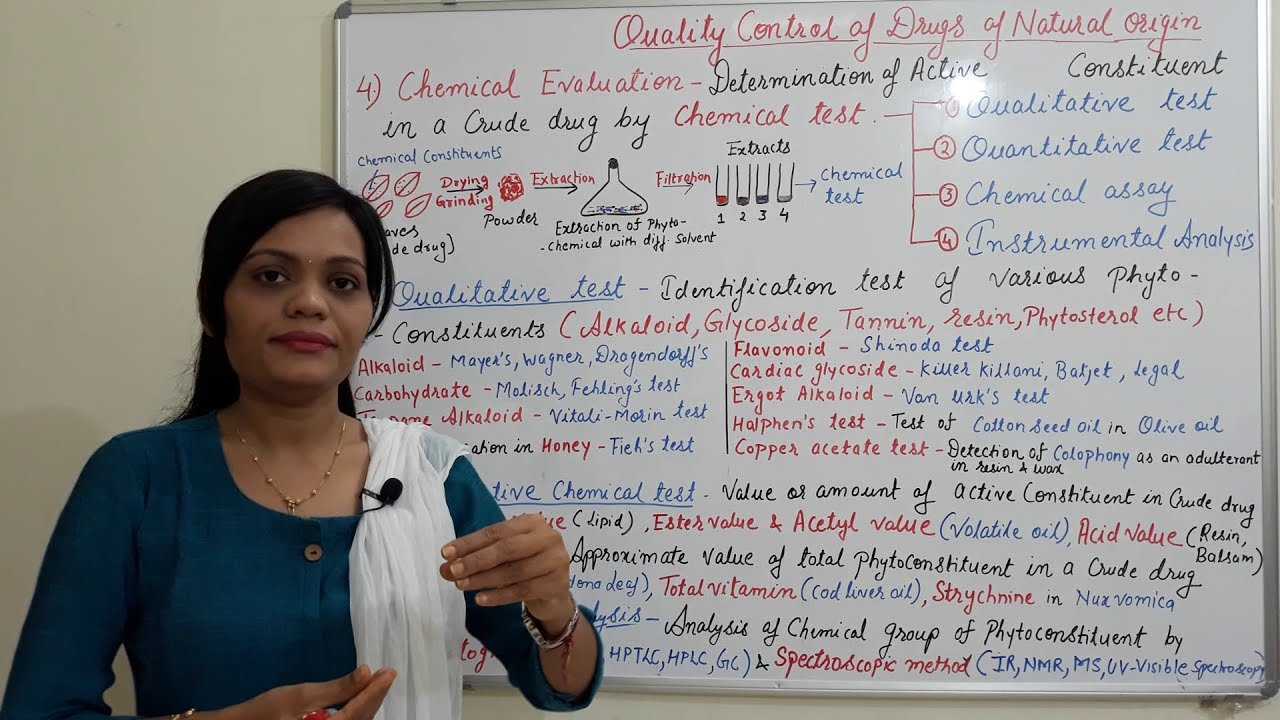 Class (17) = Chemical Evaluation of Drug | Quality Control of Drugs of Natural Origin (Part 03)