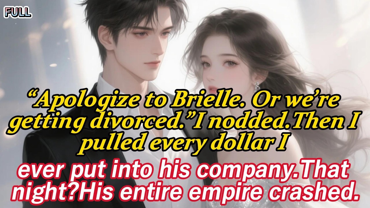 “Apologize to Brielle. Or we’re getting divorced.”I nodded.Then I pulled every dollar I ever put...