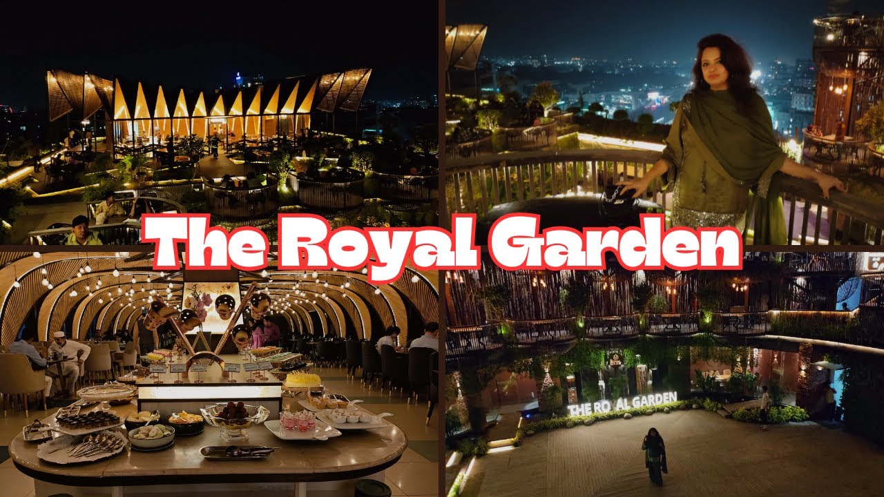 Biggest Rooftop Buffet Restaurant in Dhaka | The Royal Garden | Most Luxurious Restaurant in Dhaka