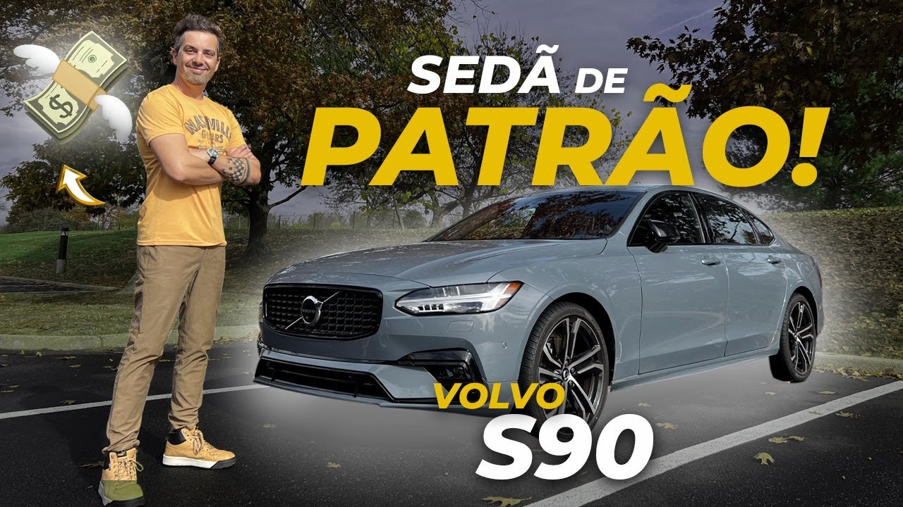 NA ESTRADA (e na ESCADARIA do ROCKY!) com o Volvo S90 R-Design HÍBRIDO nos EUA!