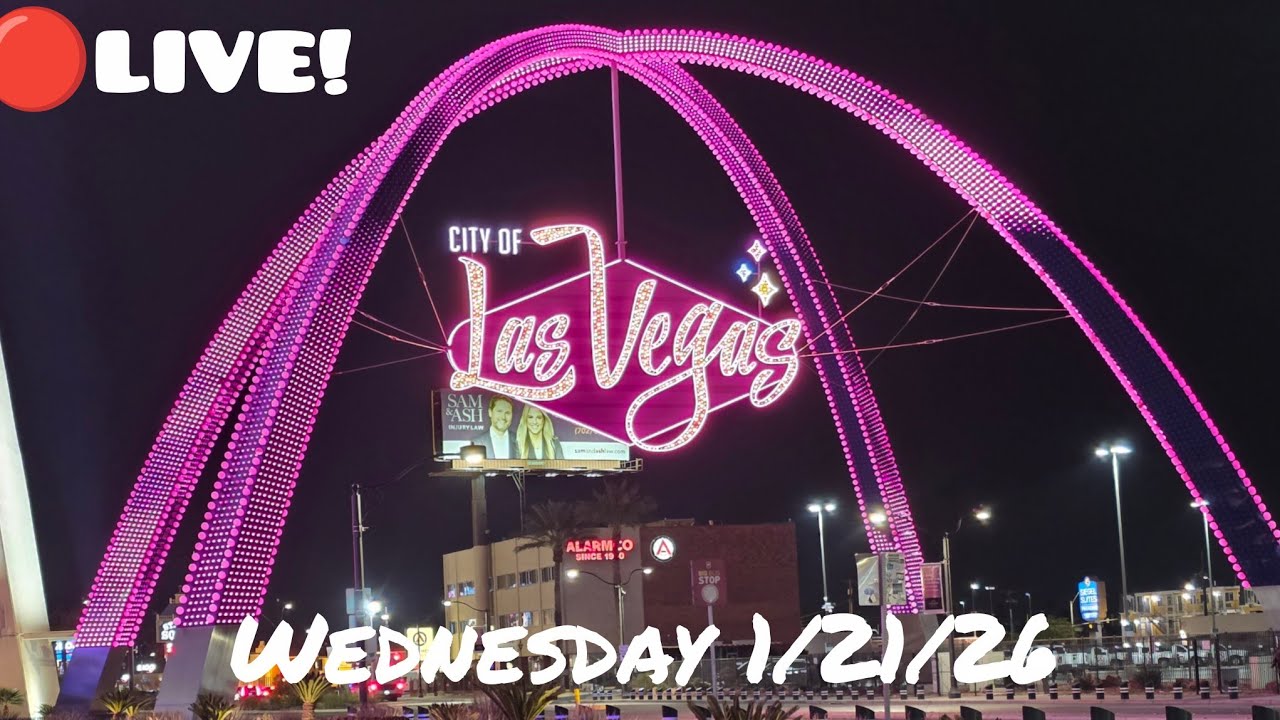 🔴LIVE! LAS VEGAS STRIP IN 2026! ROAMING! Wednesday 1/21/26 #livestream #irl #lasvegas