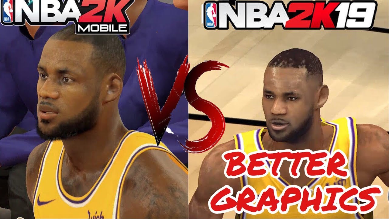 NBA 2K MOBILE Vs NBA 2K19 MOBILE(Graphics versus Gameplay)