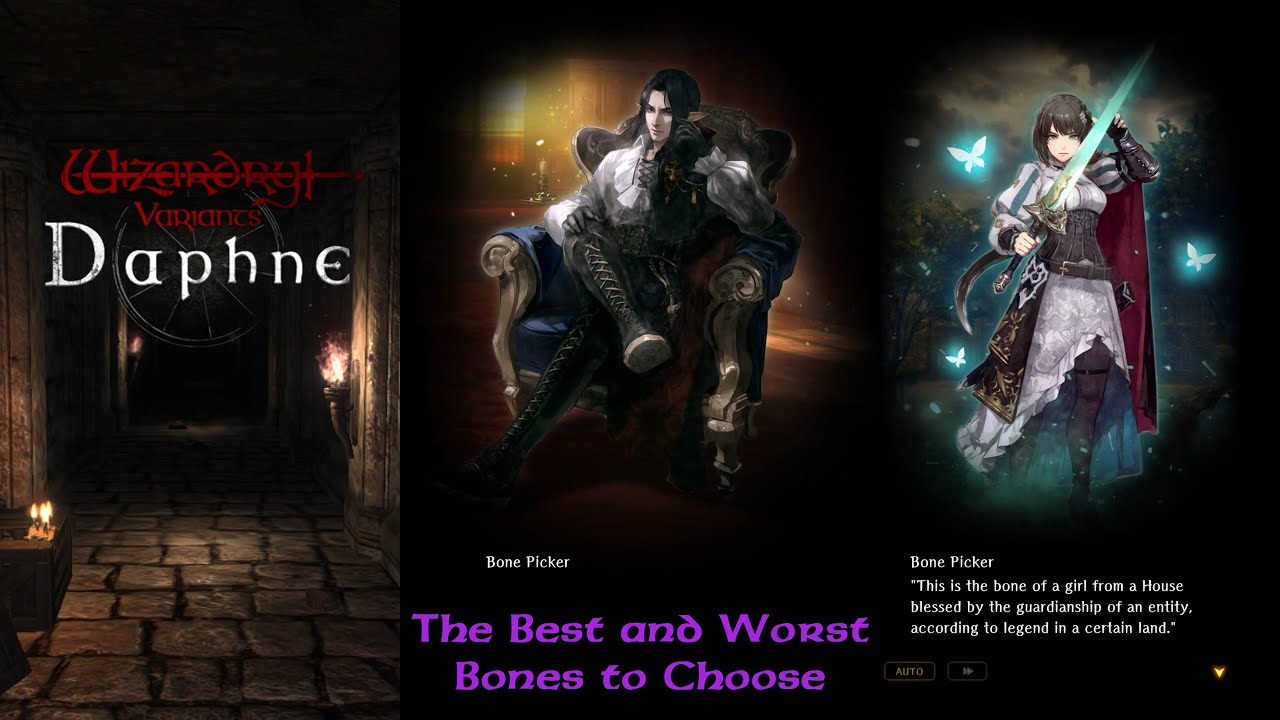 Best Bones to Choose From the Bone Picker, Anniversary — Wizardry Variants Daphne ウィザードリィ ヴァリアンツ ダフネ