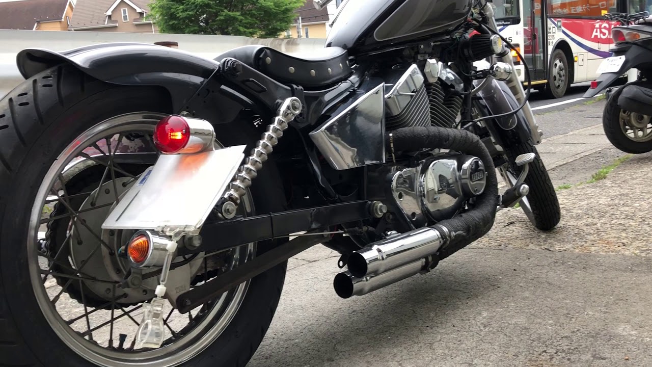 ビラーゴ　マフラーサウンド　Virago　ＸＶ２５０　 Exhaust　　BIKESHOPATV