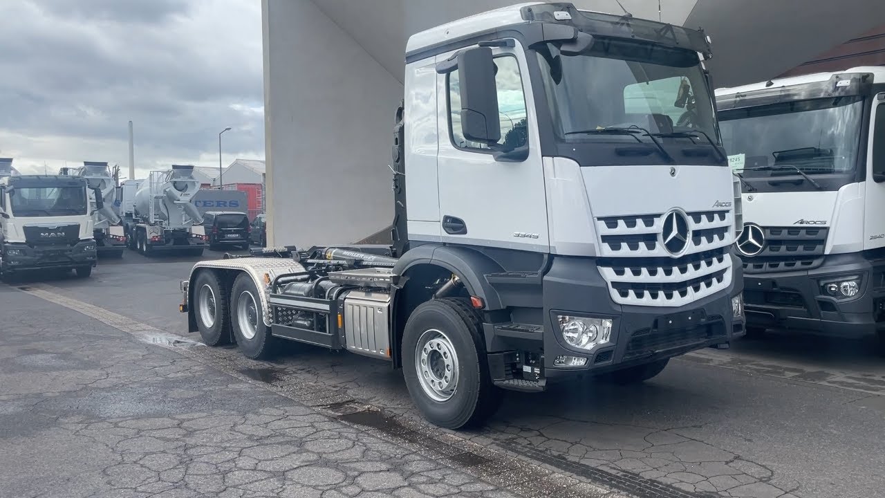 Mercedes Benz Arocs 3345L 6x4 Euro6d Meiller Abroller RS21.60