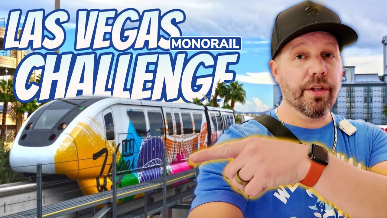Las Vegas Gambling CHALLENGE!  Was I WRONG about the Monorail?  #vegas #monorail #challenge