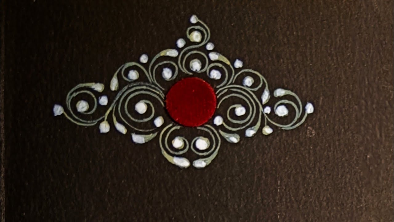 Basic Reception Kolka design 🖌️🌸 chandan art Kolka/Kolka design video