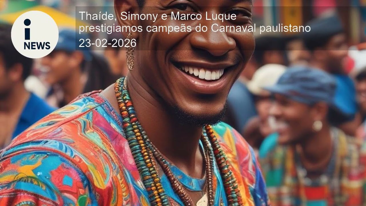 Thaíde, Simony e Marco Luque prestigiamos campeãs do Carnaval paulistano