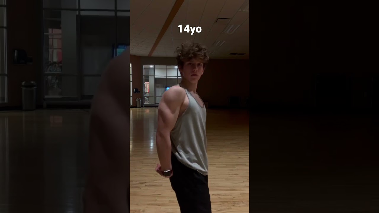 14 year old bodybuilder #fitness #gym #gymaesthetics