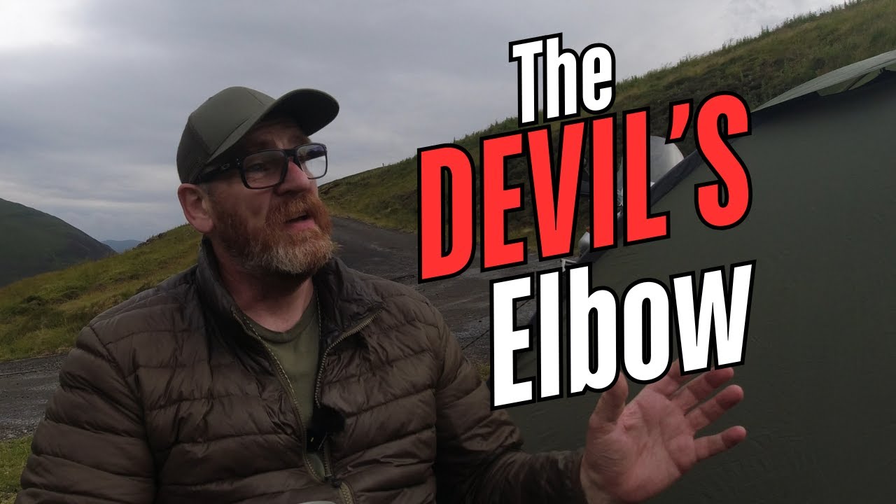 Discovering the Devil's Elbow in the Scottish Mountains  -  Wild Camping and eating Haggis