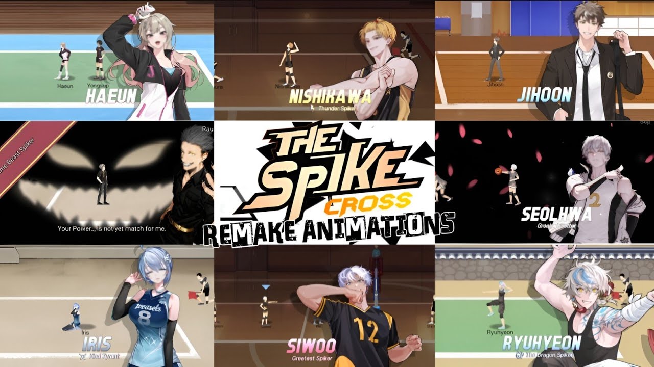 ALL Boss New Update Animations Remake - SEASON 2 END | The Spike Cross Volleyball