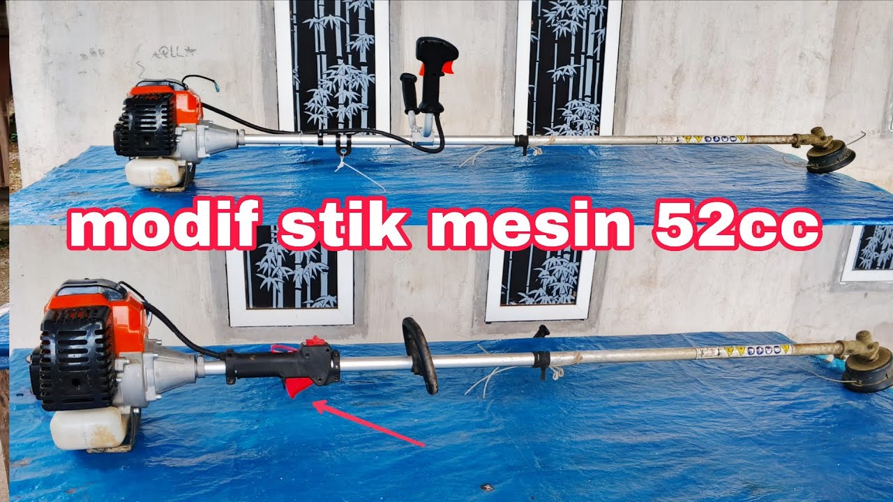 MODIFIKASI MESIN RUMPUT 52CC