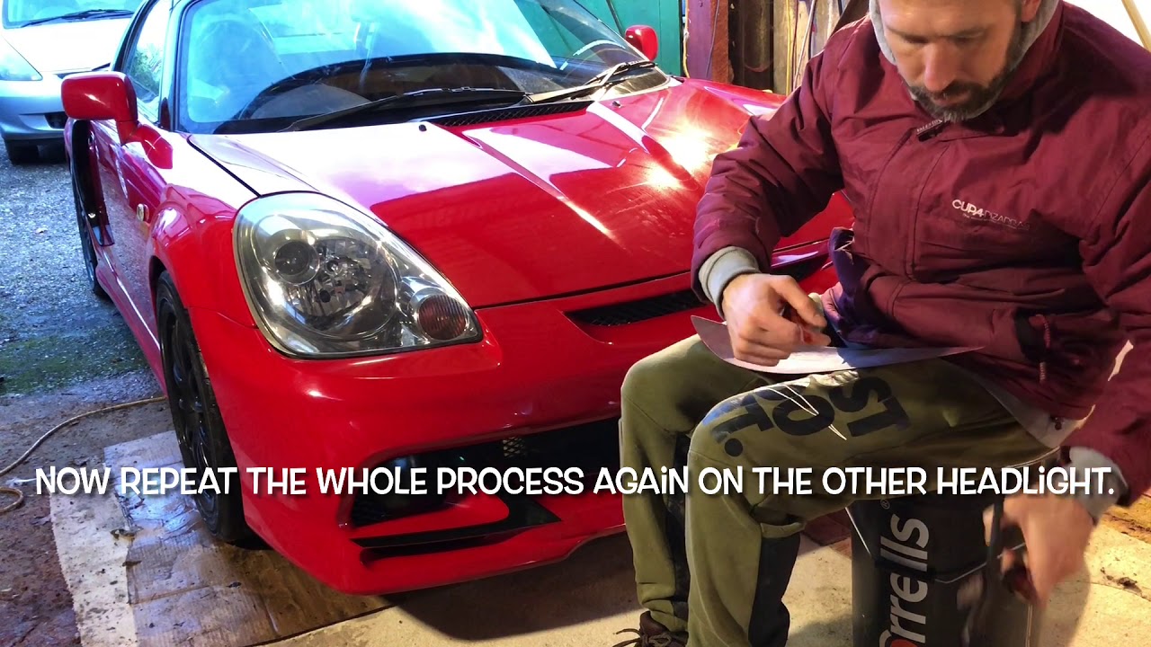 Eyebrows Headlight install Mr2 roadster/spyder