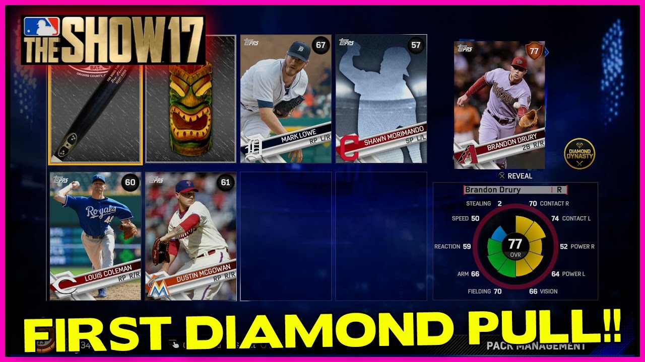 MLB The Show 17 - FIRST DIAMOND PULL!! FINALLY!!