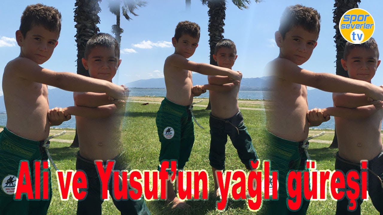 Sekapark’ta Ali ve Yusuf’un yağlı güreşi