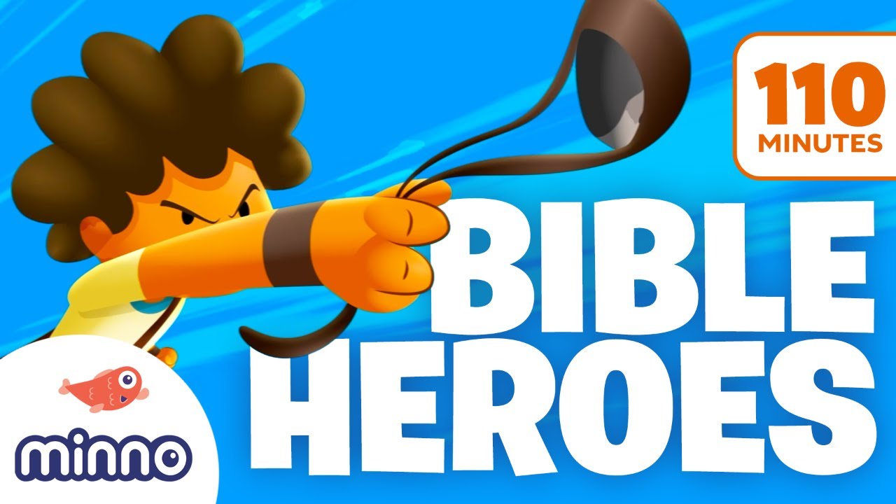 8 EPIC Bible Heroes PLUS 1 Hour of Jesus Bible Stories for Kids