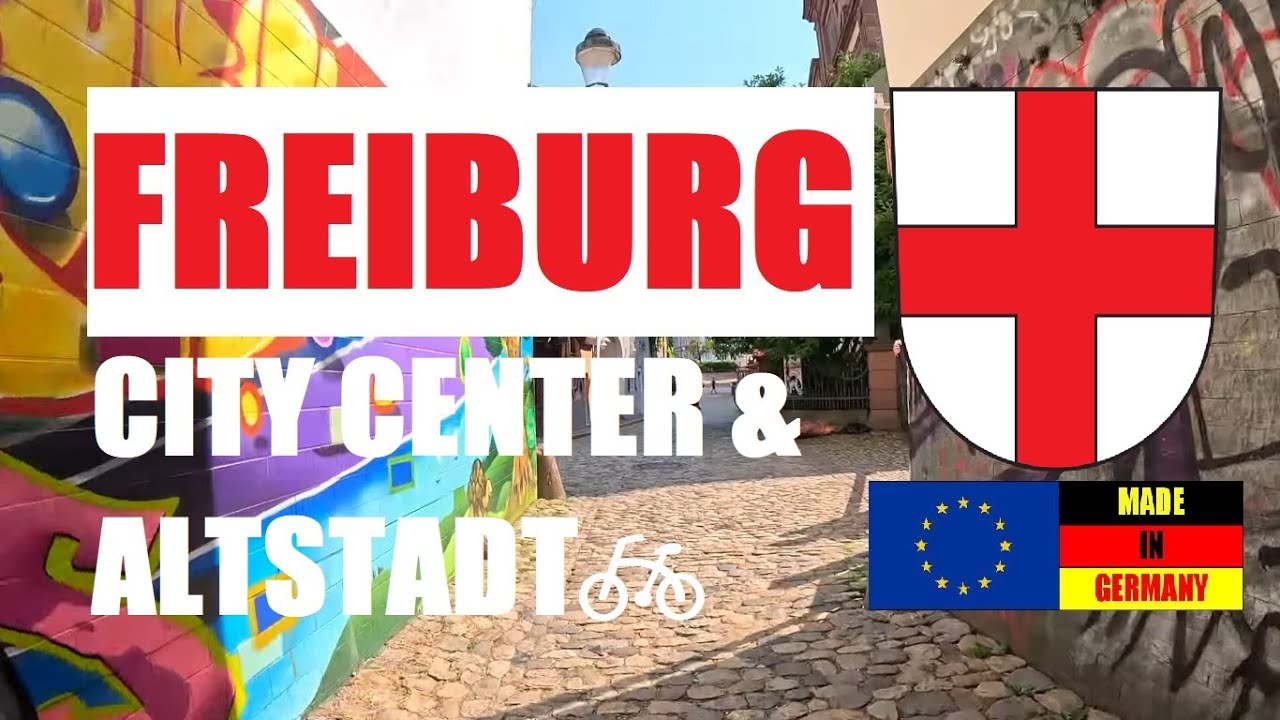 ASMR Bike | Streets of Freiburg 4K 2025 07 01 Tuesday City Center and Altstadt in Bike City🚲