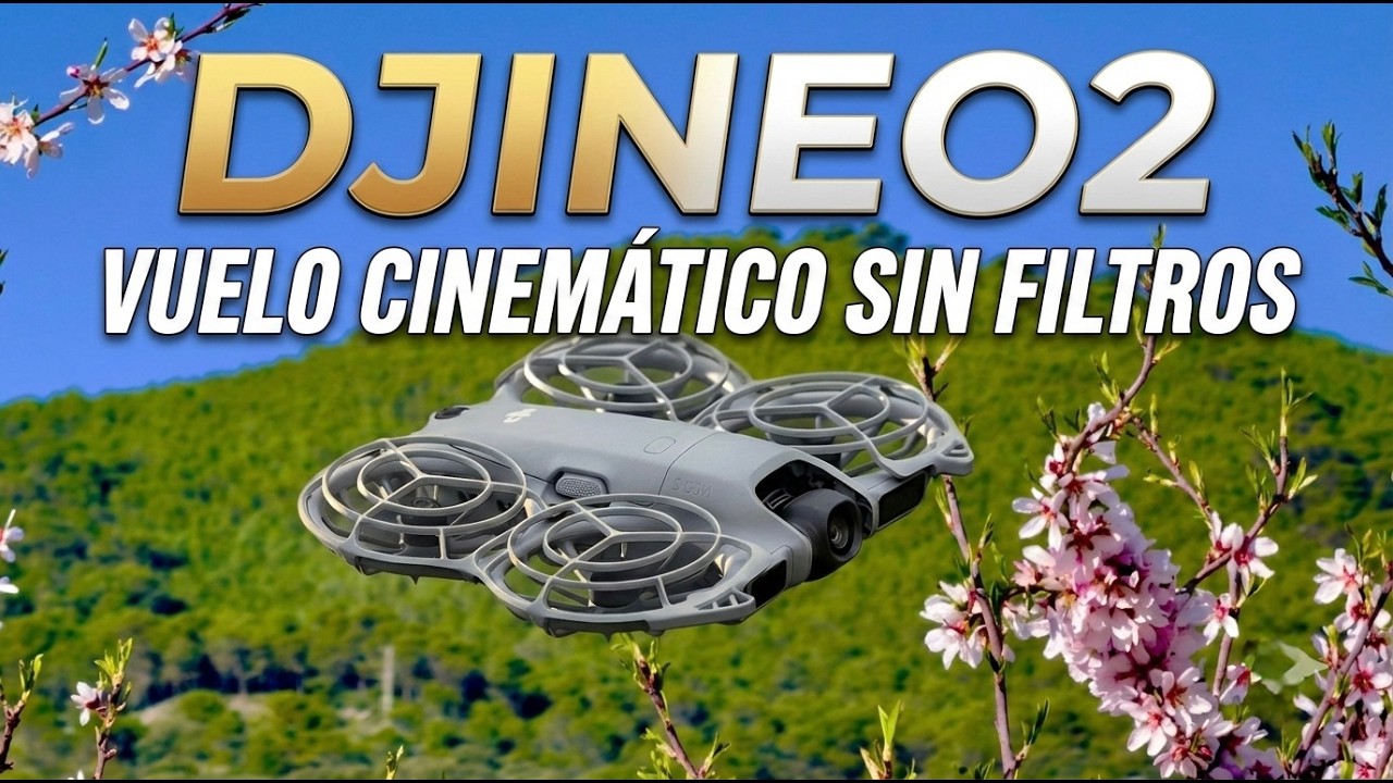 ¿Se puede grabar con el DJI NEO 2 sin filtros ND? Prueba de Video Cinemático.