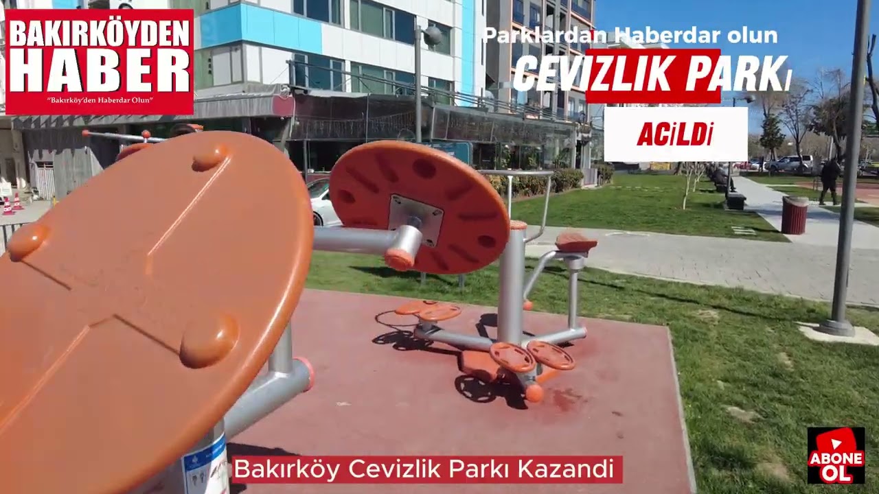 Bakırköy'de Cevizlik Parkı Açıldı