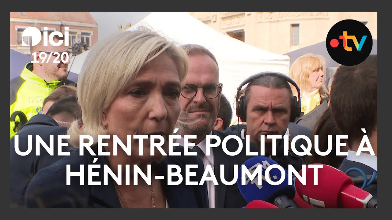 Une rentrée politique à Hénin-Beaumont pour Marine Lepen et Marine Tondelier