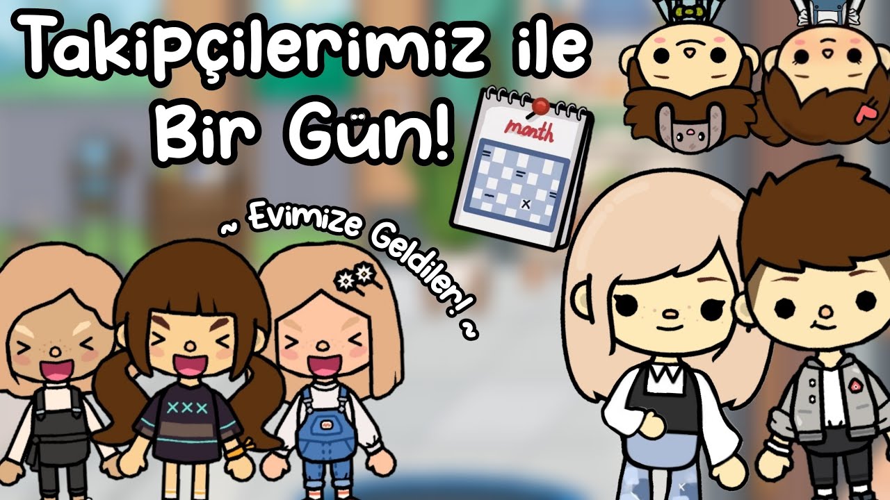 🤍TAKİPÇİLERİMİZ EVİMİZE GELDİ! 🤍~Toca Life World Türkçe / Toca Life King