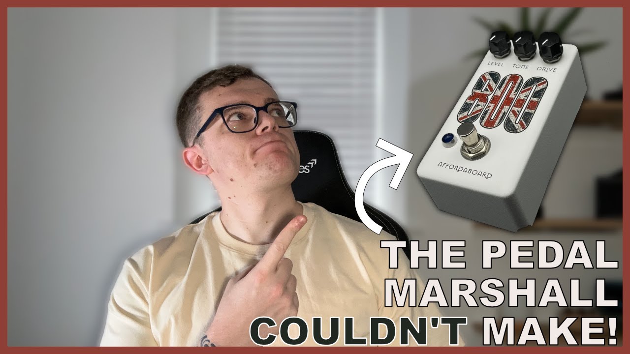 Affordaboard 800 Drive Pedal Sound Samples - Proper nice Marshall sounds!!