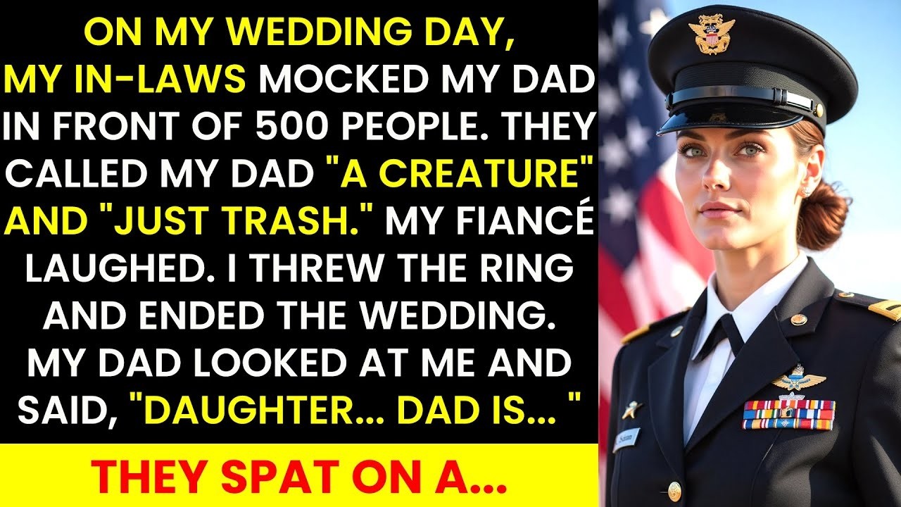 Мои родственники со стороны мужа высмеяли моего отца на моей свадьбе — они понятия не имели, что ...