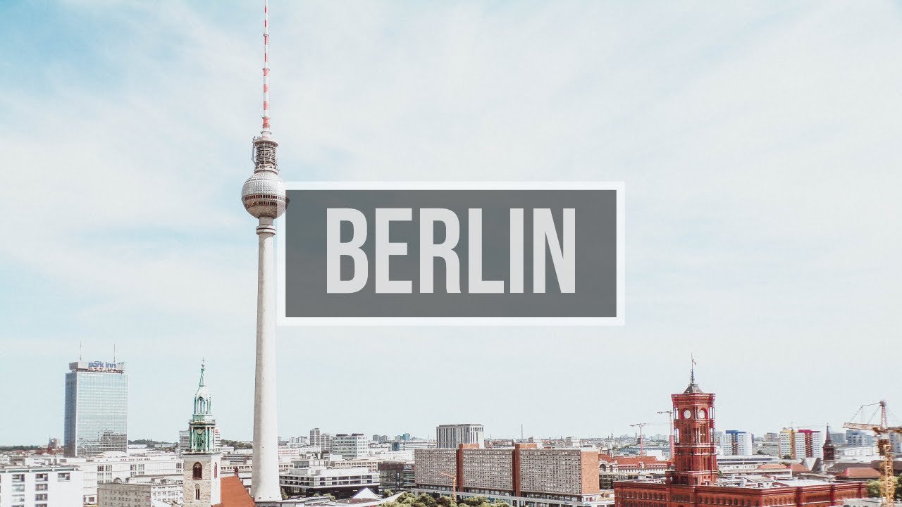 Berlin Tour by Drone [4K]