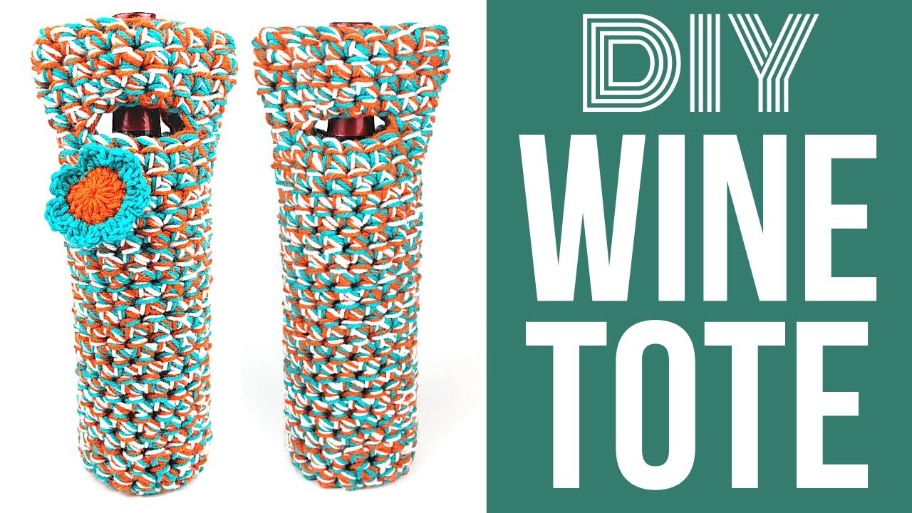How to Crochet a Wine Tote - Chunky Wine Tote Pattern