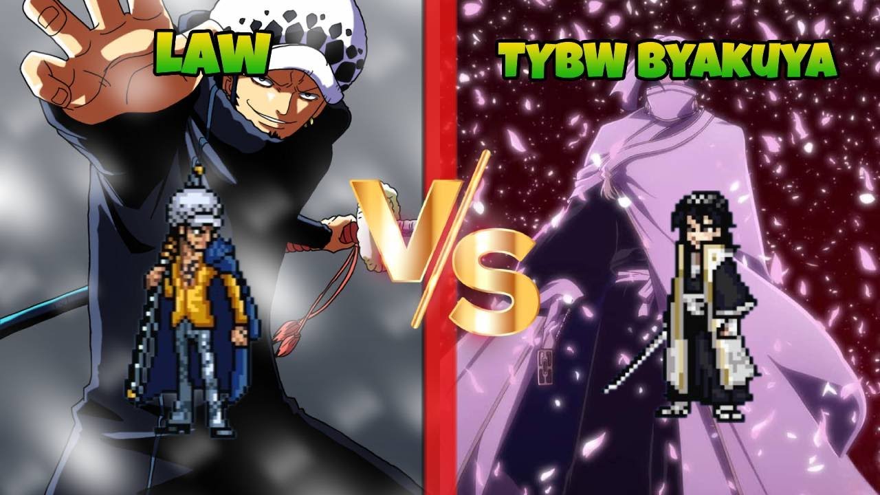 Jump Force MUGEN Law vs TYBW Byakuya