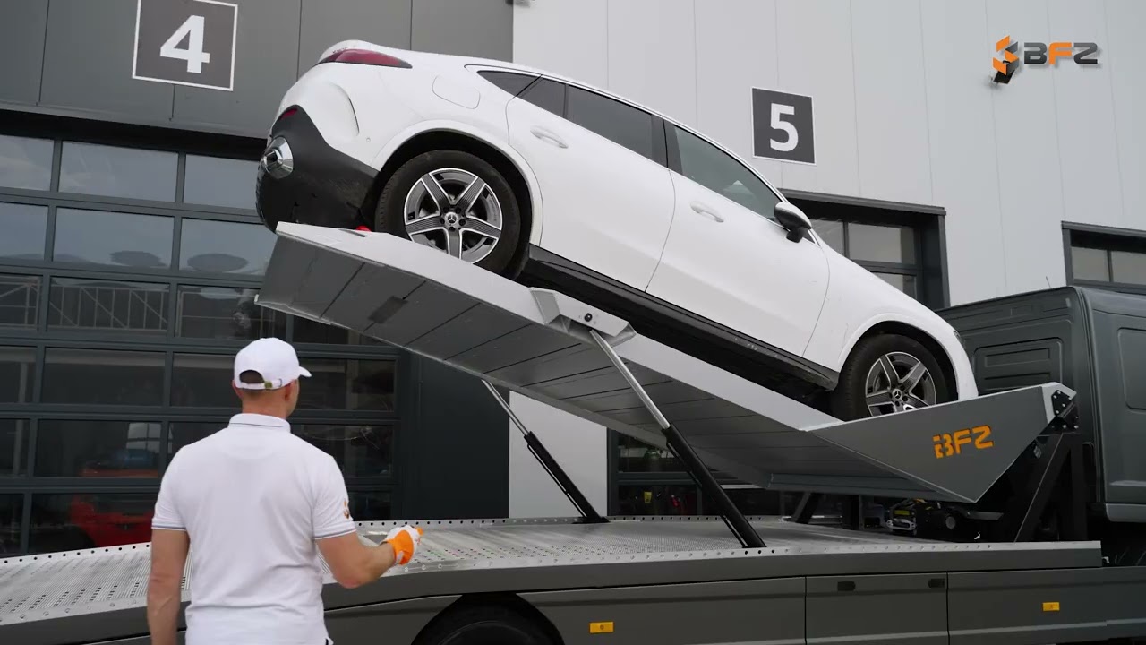 Atego BFZ Autotransporter CONNECT PRO 12 + trailer for the 4 cars K&auml;ssbohrer