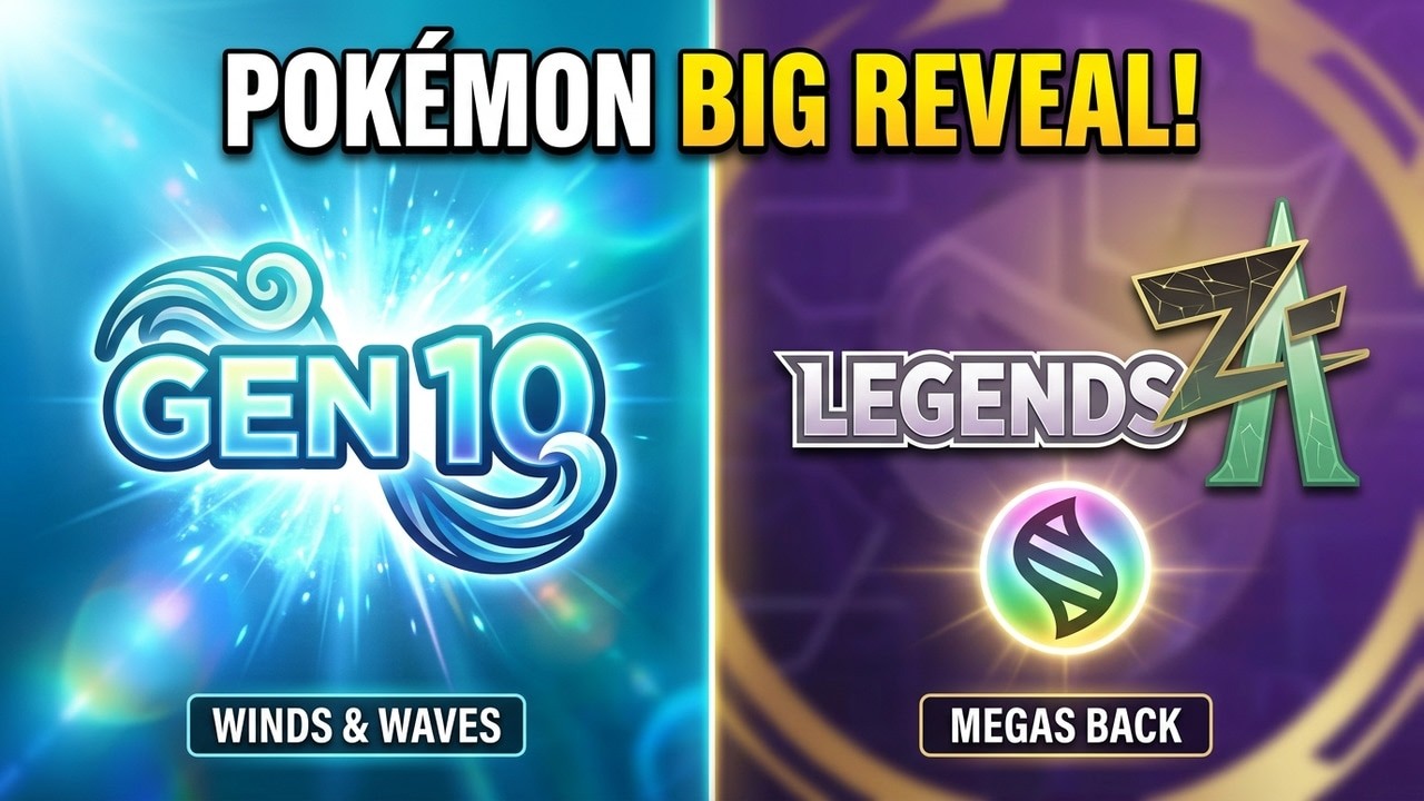Gen 10 is HERE Pokemon Winds Waves FULL Reveal 30th Anniversary
