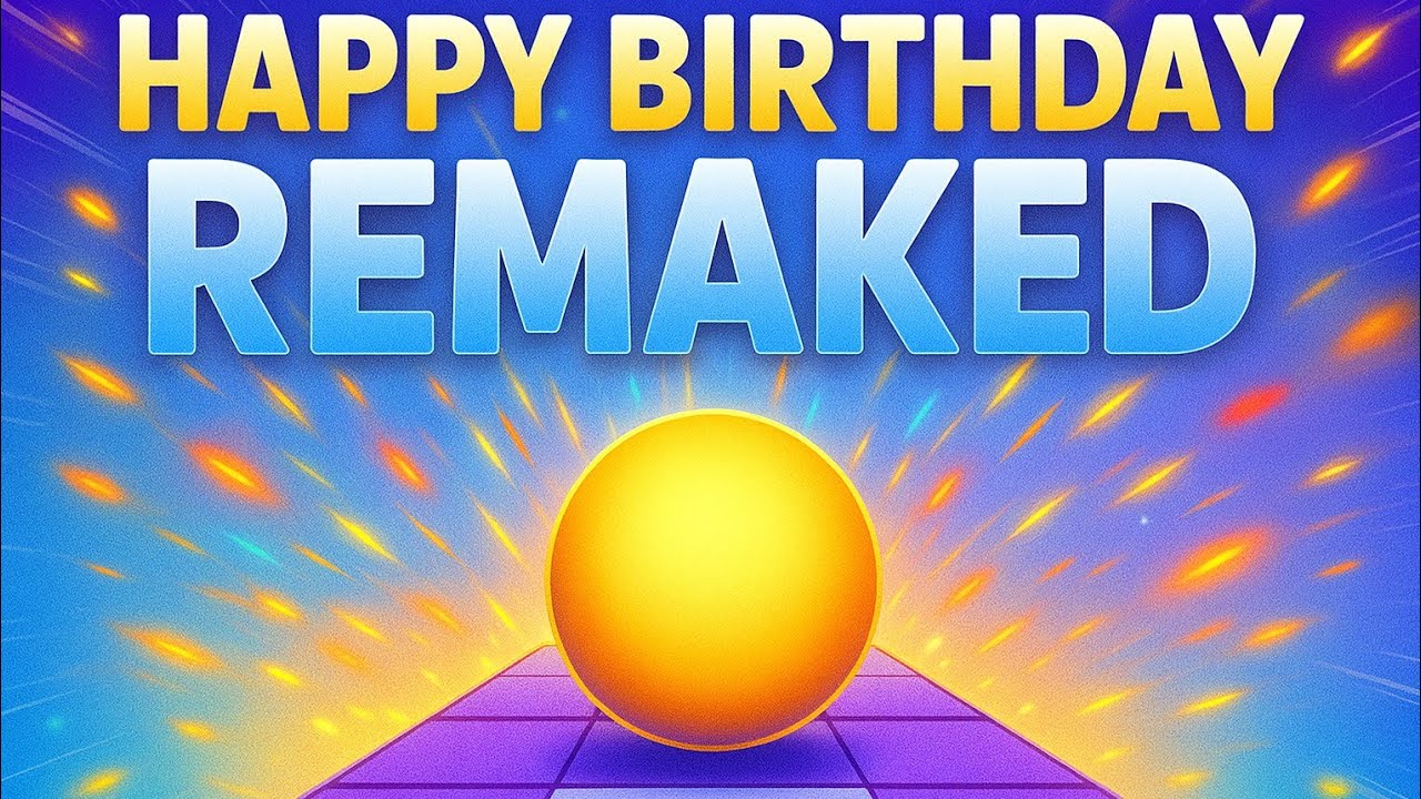 The Full Happy Birthday Remaked GamePlay ( Rolling Sky Remake 1.3.0r  )