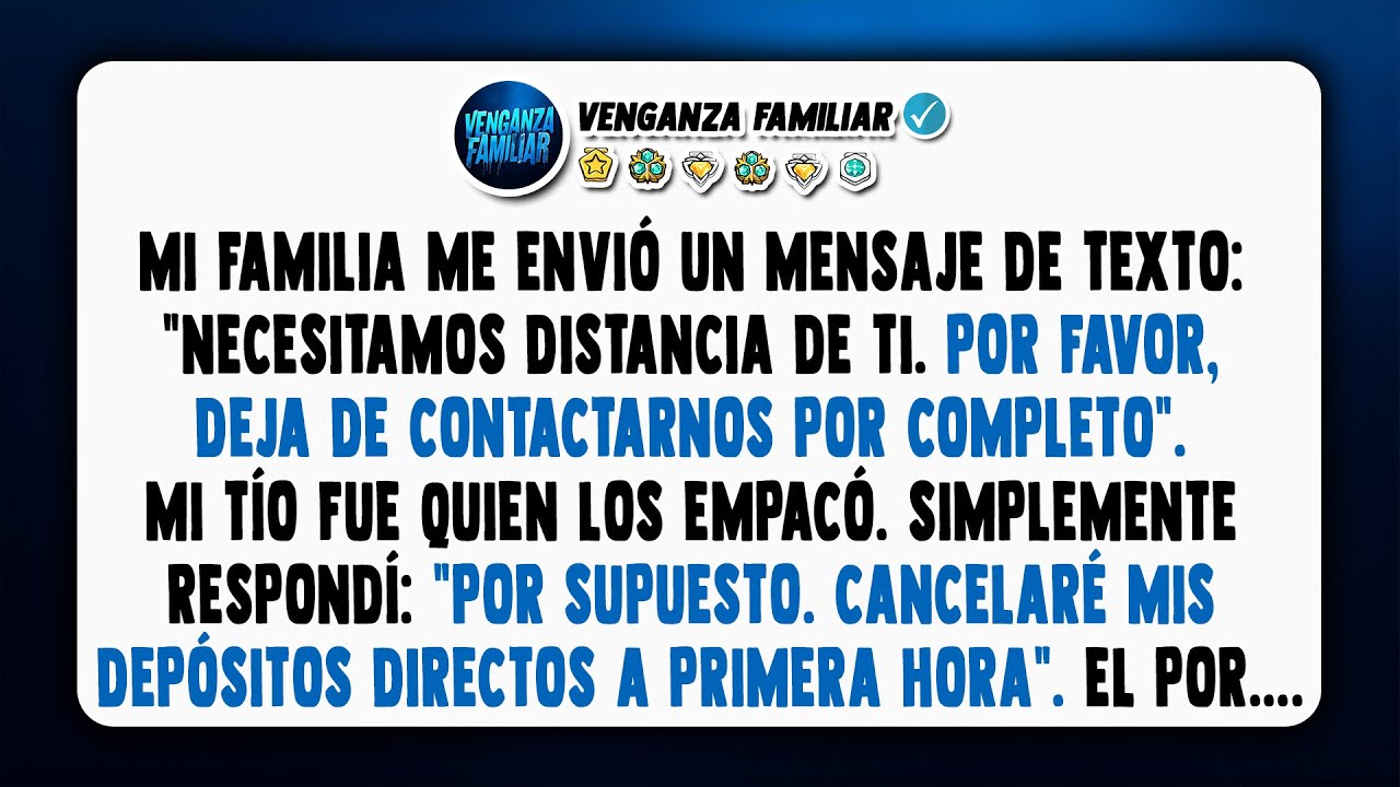 Mi familia me escribió: 