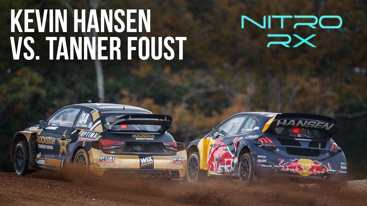 Kevin Hansen vs. Tanner Foust | Nitro Rallycross Battle Bracket Round 2 Day 1