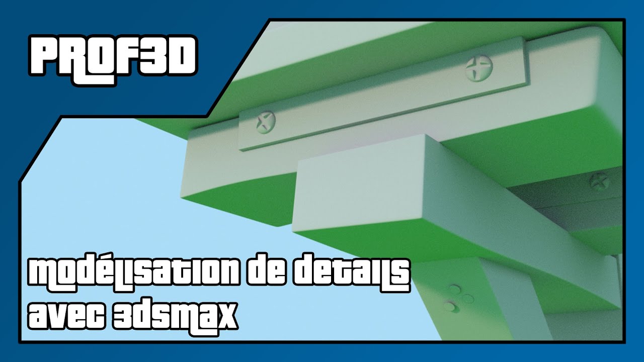 Modélisation de clous, vis et rivets avec 3dsmax